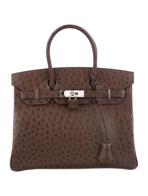 hermes birkin 30 ostrich.